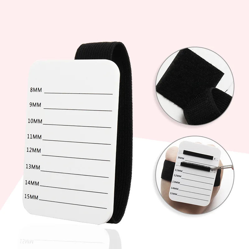 Acrylic Eyelash Display Palette Grafting false lashes Pallet Bandage Lash Glue Pad Eyelash Stand Holder Extension Makeup Tools Viralgem Store