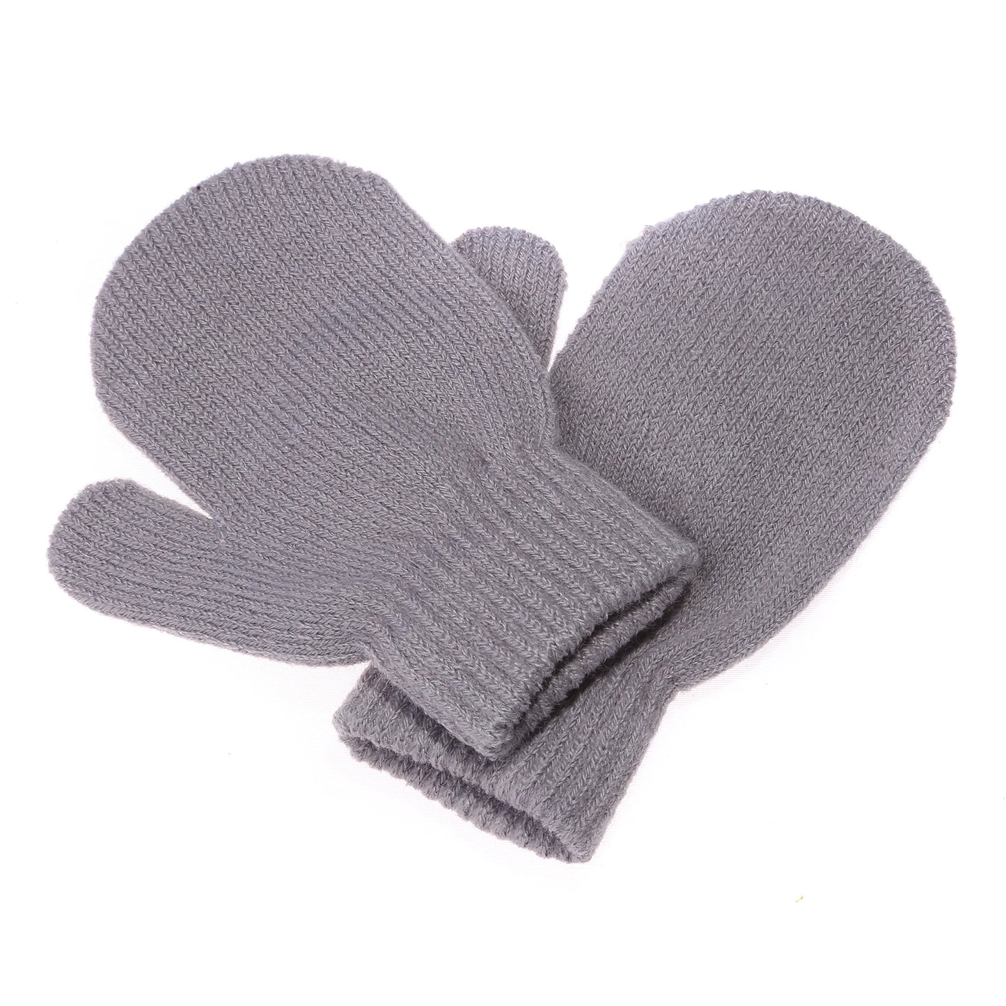 3PCS/Set Kid Winter Hat Scarf Mittens Set Toddler Knitted Girls Children Skin-Friendly Neck Warmer Boys Wool Outdoor Warm Gloves