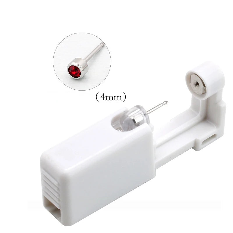 1PC Disposable Sterile Ear Piercing Unit Cartilage Tragus Helix Piercing Gun NO Pain Piercer Tool Machine Kit Stud Body Jewelry Viralgem Store
