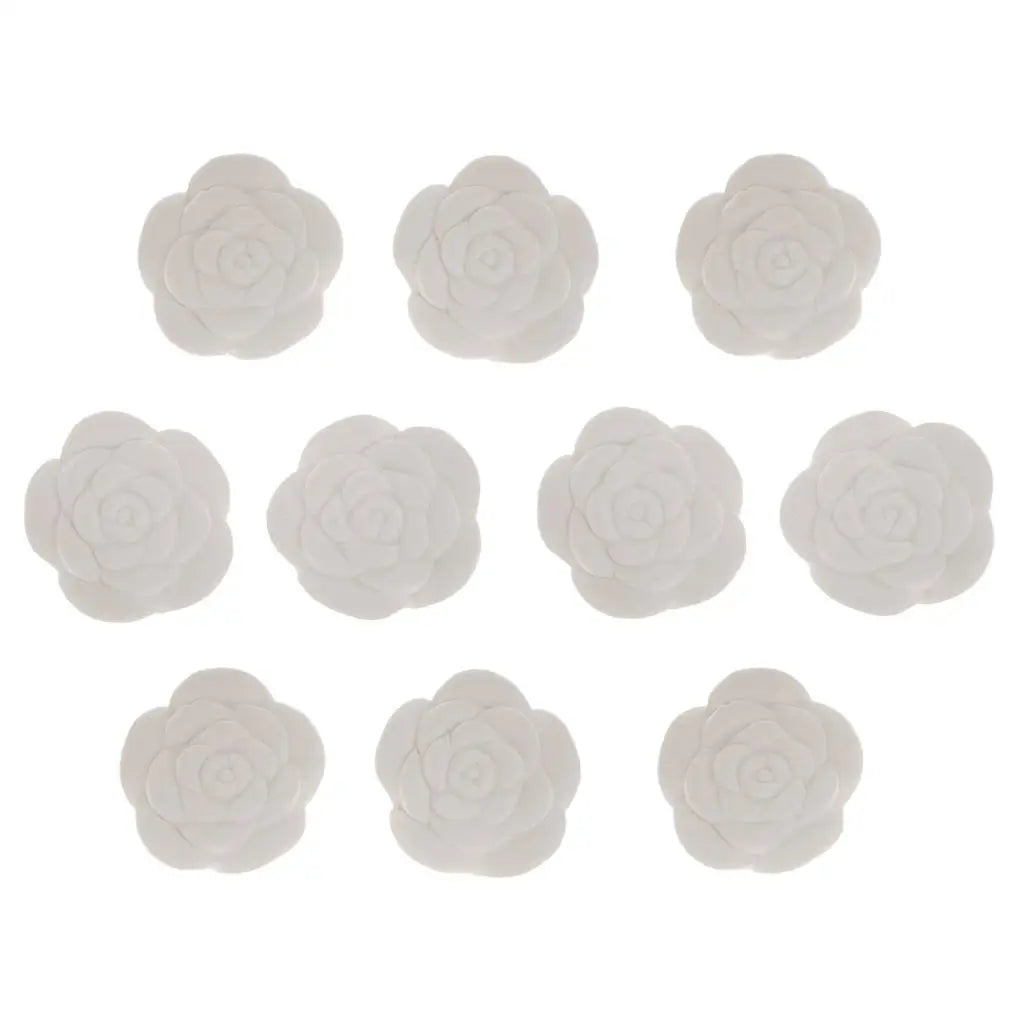 10 Pack Rose Perfum Stone Aroma DIY Essential Oil Diffuser Home Aromatherapy Stone Air Freshener Aromatic Room Fragrances