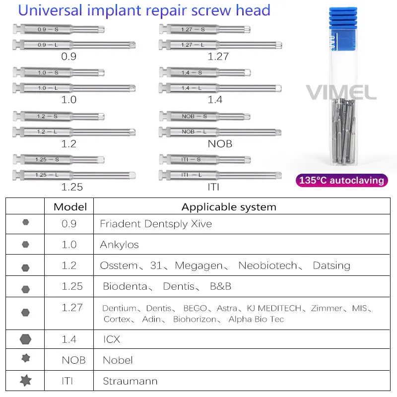 Universal Dental Implant Torque Wrench with 12 Driver Head Kit Hand Driver Screw Handpiece Dental Implant Tool Viralgem Store