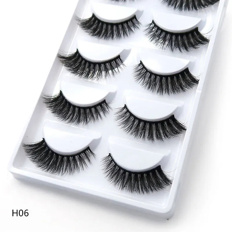 5 Pairs 3D Mink False Eyelashes h13, Soft Eyelash Extension Natural Eyelashes makeup Lashes Wholesale G800, G806 Viralgem Store