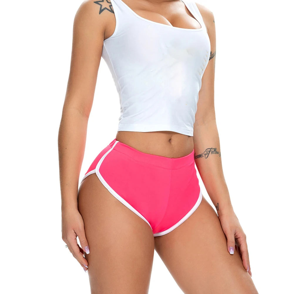 Women's Summer Leisure Loose Yoga Shorts Sports Fitness Exercise Hot Pants Push Up Training Tight Pants Pocket Shorts
