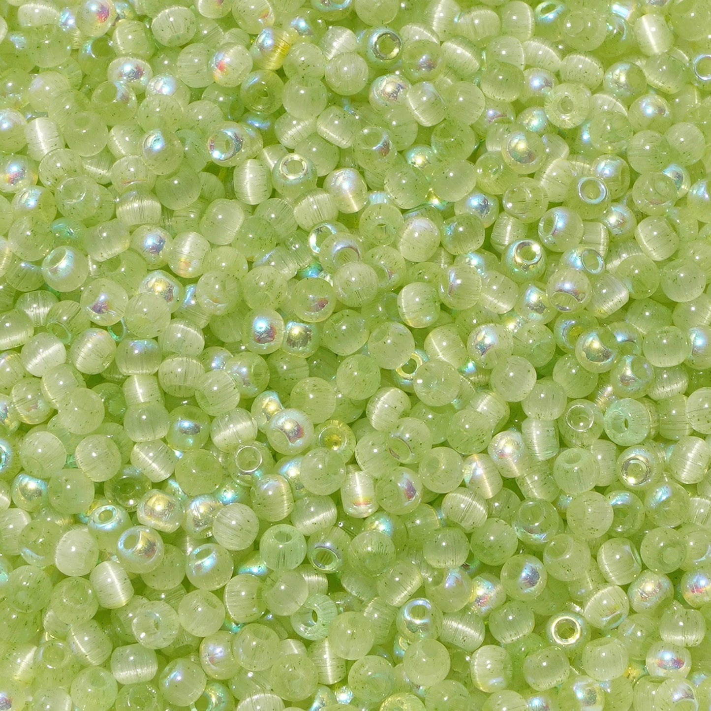 150 Cat Eye Glass Beads 4mm In Various Colors (blue, pink, yellow, green) For DIY Jewelry Making, Necklace Handicrafts, Bead Emb