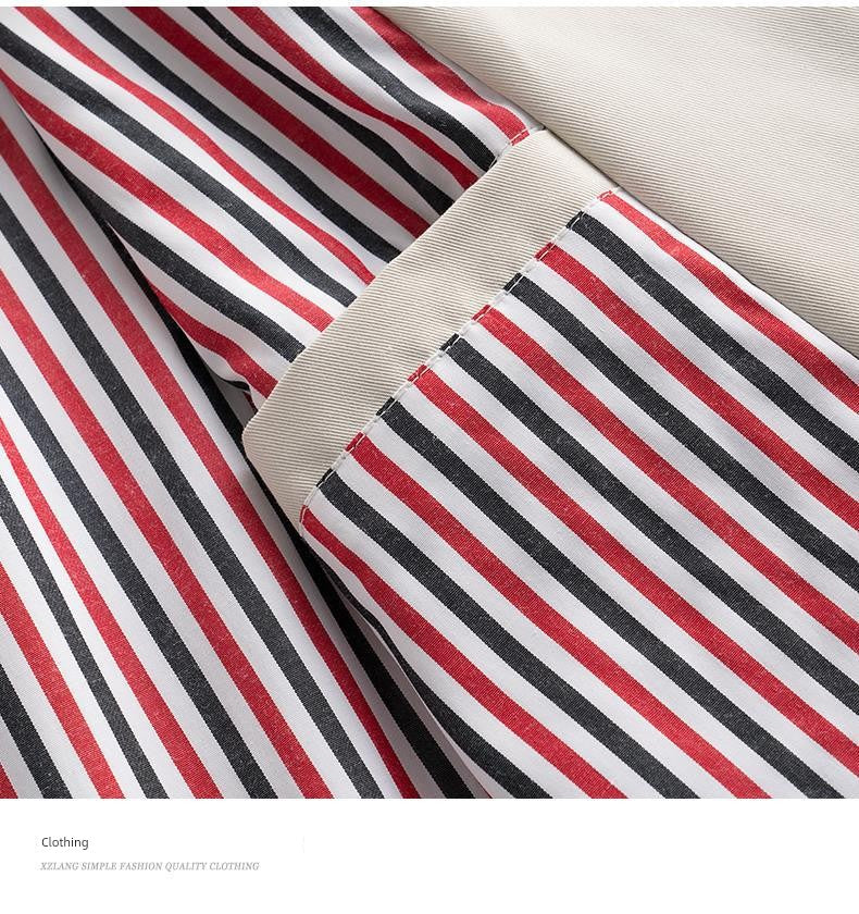 2024 Spring & Fall New Arrival K-style Loose Lapels Men's Mid-Length Trench Coat Japanese-Style Retro Casual Korean Coat Men Viralgem Store