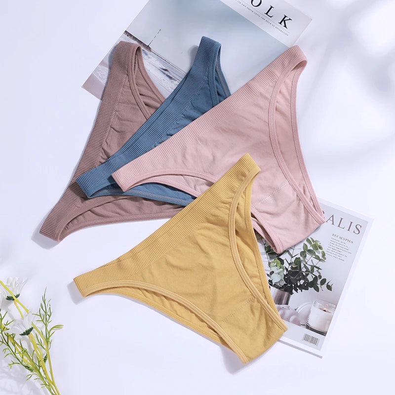 2PCS Women Panties Set Seamless Underwear Set Female Low Rise Briefs Underpants Sexy Lingerie Pantys 2022 Viralgem Store