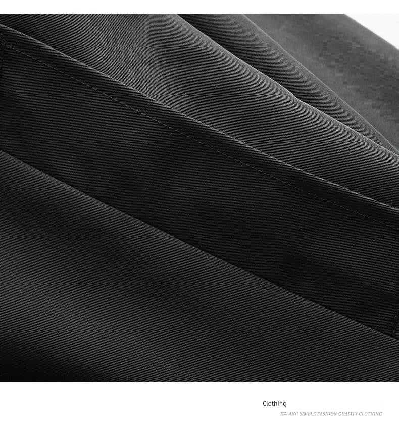 2024 Spring & Fall New Arrival K-style Loose Lapels Men's Mid-Length Trench Coat Japanese-Style Retro Casual Korean Coat Men Viralgem Store