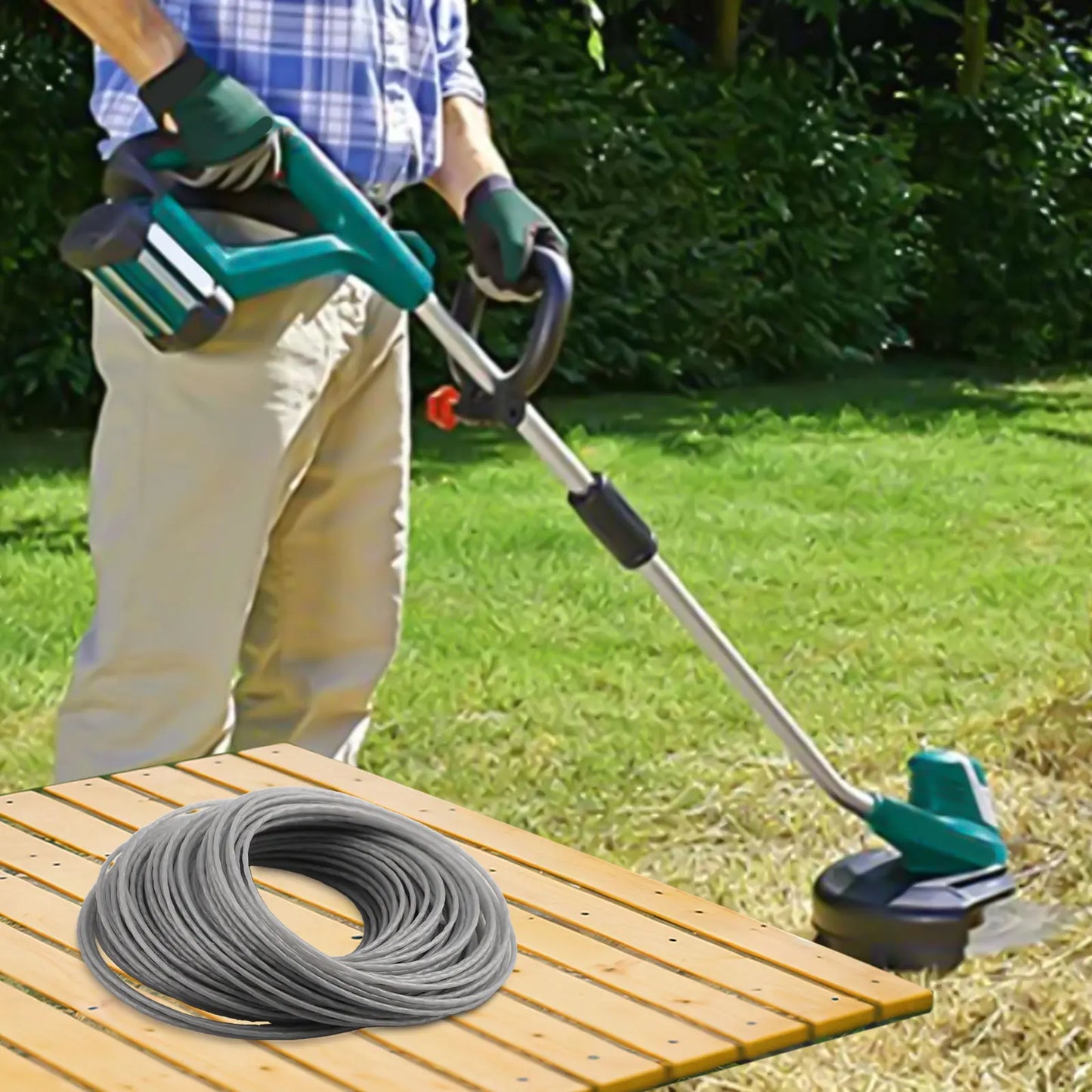 24m Trimmer Line Spool For For Bosch ART 24/27/30/36 Li 1 65mm Compatible with EasyGrassCut and Advanced Models