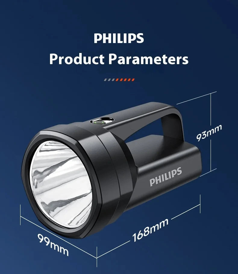 2025 New Philips SFL3121 USB Rechargeable Flashlight, Outdoor Search and Rescue, Rescue Operations, Emergency Rescue Flashlight Viralgem Store