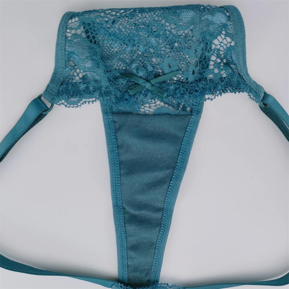 3Pcs/Set New Lace G-string Women's Sexy Underwear Low Waist Breathable Briefs Ladies Intimates Soft Thong Lingerie Fast Shipping