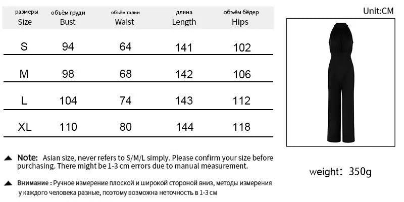 Spring Women's Jumpsuits New Streetwear Fashion Casual Slim Club Party Jumpsuits Sexy Black Sleeveless Female Elegant Clothing Viralgem Store