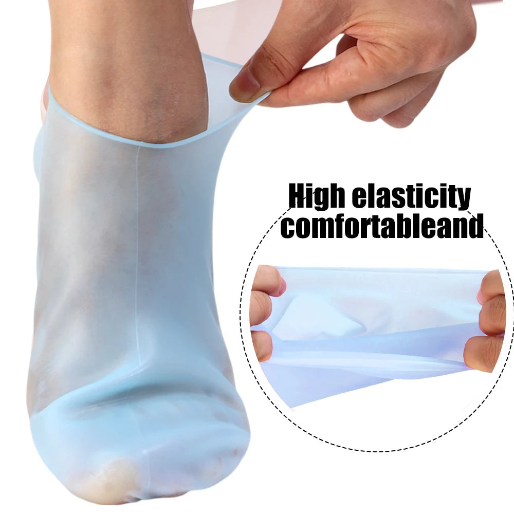 1/3pairs Silicone Moisturizing Foot Socks Anti Cracking Dry Dead Skin Foot Spa Tools Reusable Gel Stocking Protective Feet Cover Viralgem Store