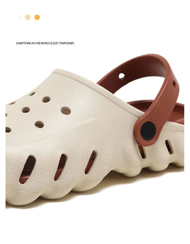 2024 Unisex Casual Slippers Fashion Men Flip flops EVA Garden Slippers Outdoor Beach Men Shoes Indoor House Home Shoes Summer Viralgem Store