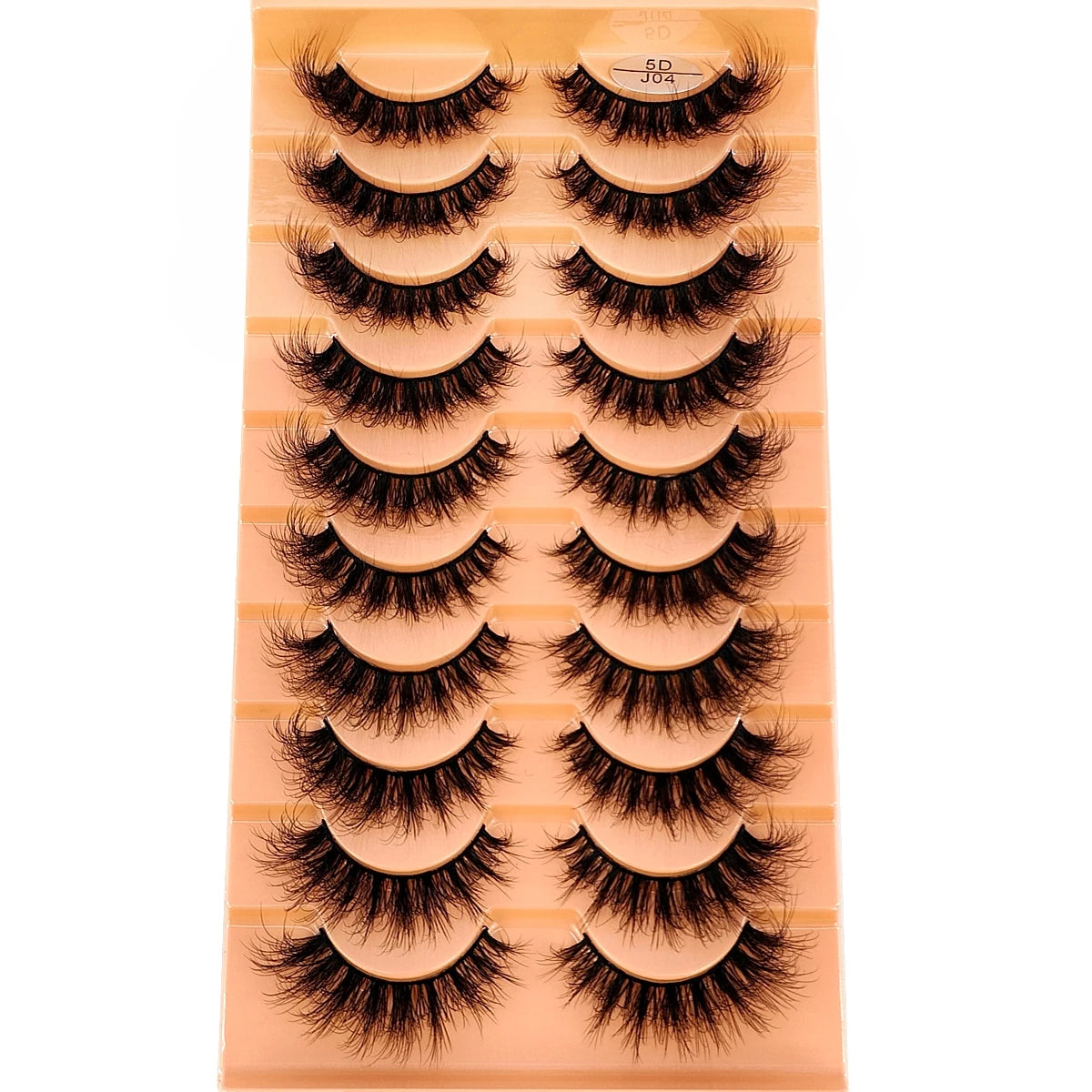 10 Pairs 3D Faux Mink Lashes Fluffy Soft Beauty Wispy Natural Short False Eyelashes Curly lashes Makeup Classic Thick eyelashes