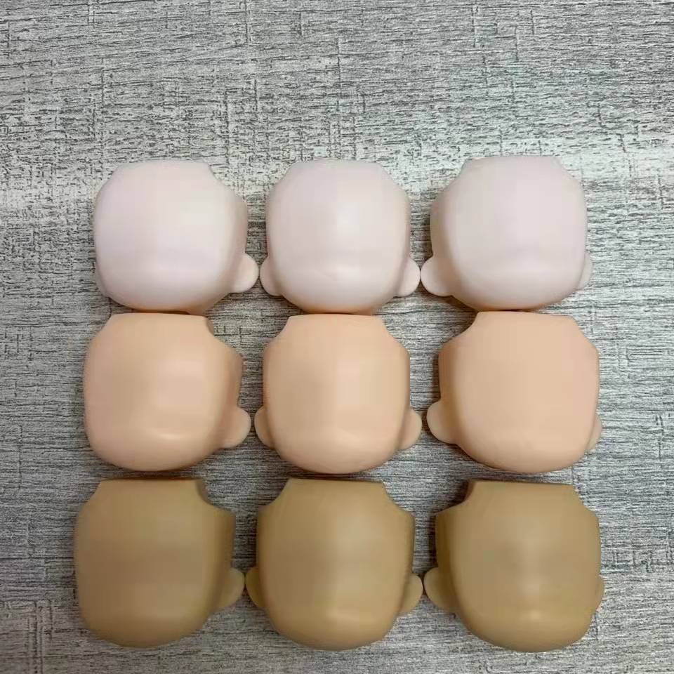 4 Pieces/ Set GSC Doll Face No Make Up Accessories for 1/8 BJD Doll DIY Toy for Children Elf or Human Face Send In Random