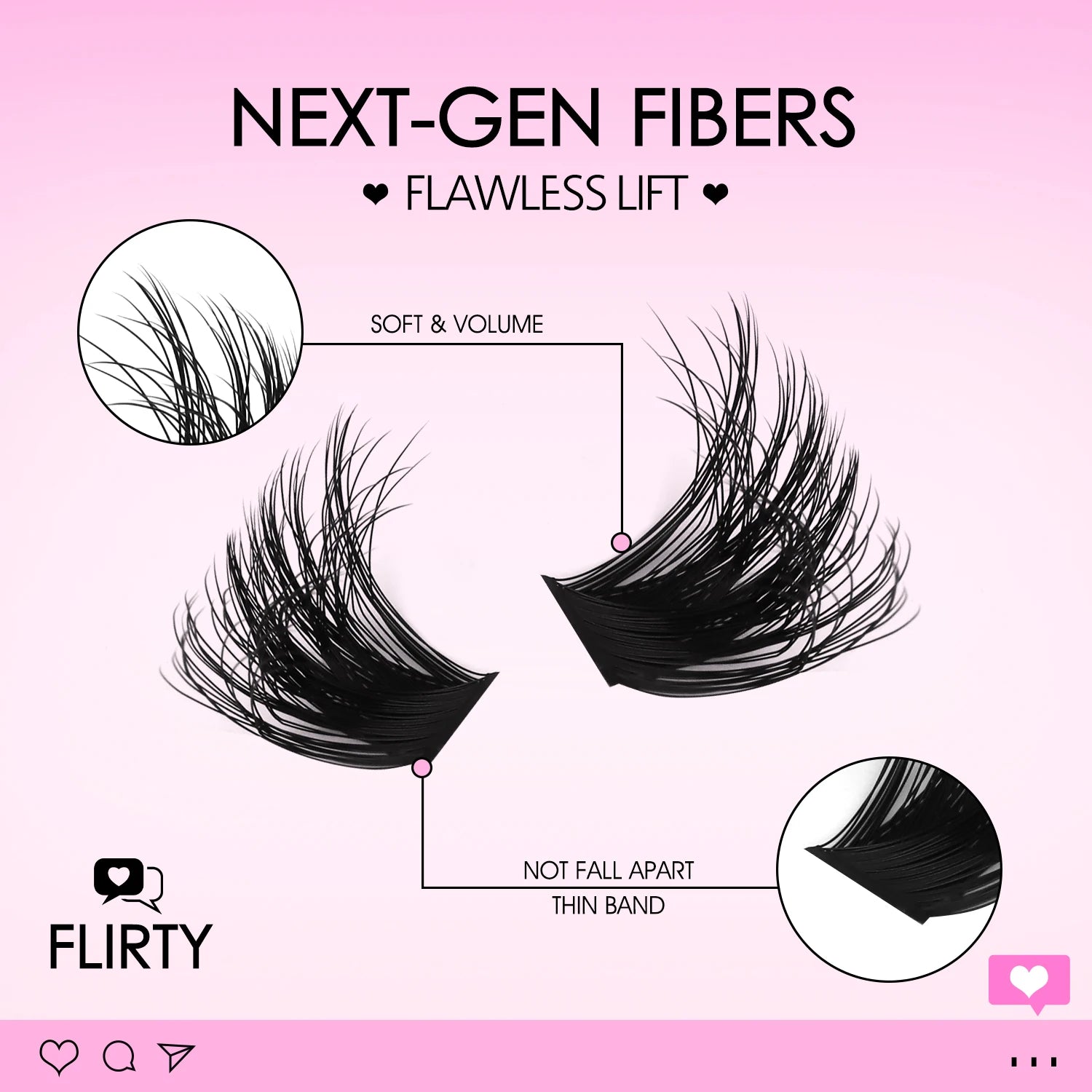 WOSHEER Fluffy Lash Clusters Kit 100D Thick Eyelash Clusters Wispy Individual Lashes 8-18mm Cluster Eyelash Extension Viralgem Store