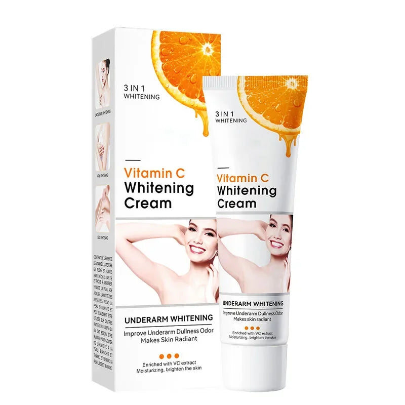 Vitamin C Brightening Cream Whitening Brightening Melanin Intimate Areas Bleaching Legs Knees Elbows Arms Bend Brighten Melanin