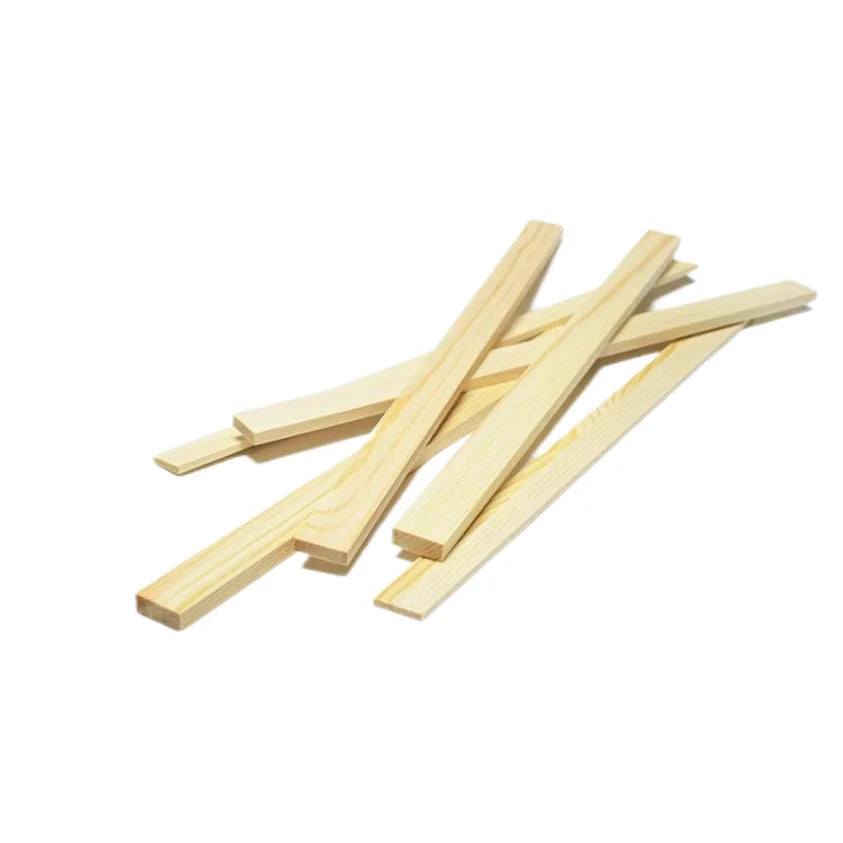 10 Pcs 5-10mm Ceramic Clay Board Guide Pine Wood Strip Wooden Ruler Ceramic Tool Rolling Clay Cutting Tool Solid Wood Guide Rail