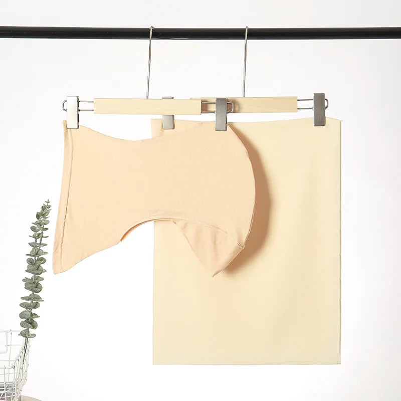 2pcs/set Solid Color Chiffon Hijab Thin Breathable Turban Long Head Scarf With Neck Base Hat For Women Casual Outdoor Viralgem Store