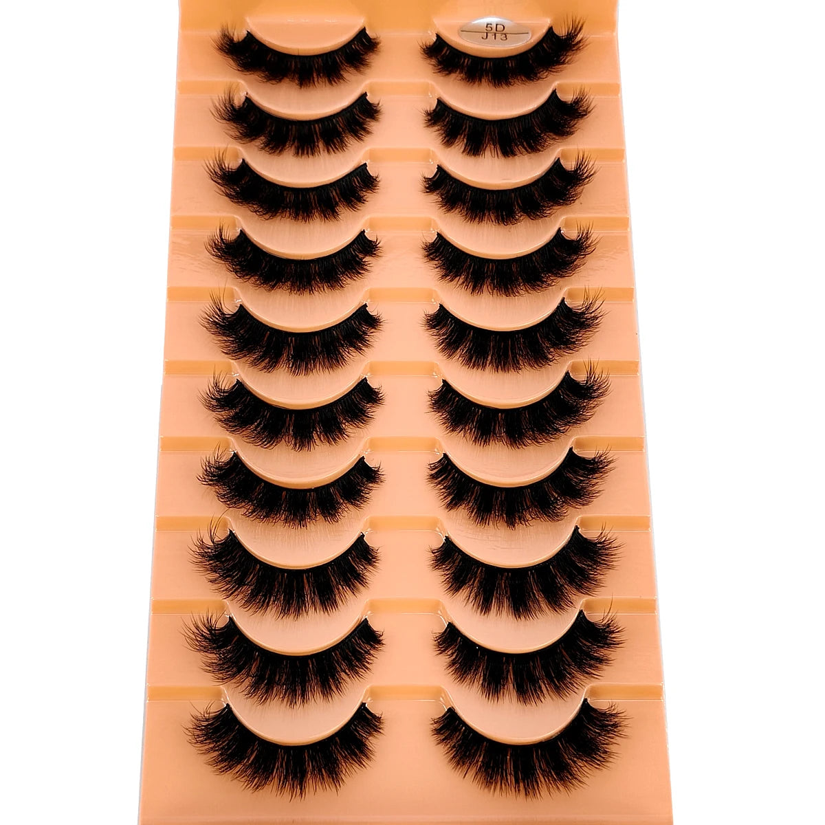 10 Pairs 3D Faux Mink Lashes Fluffy Soft Beauty Wispy Natural Short False Eyelashes Curly lashes Makeup Classic Thick eyelashes