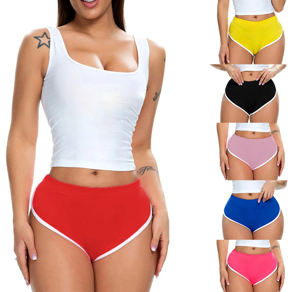 Women's Summer Leisure Loose Yoga Shorts Sports Fitness Exercise Hot Pants Push Up Training Tight Pants Pocket Shorts