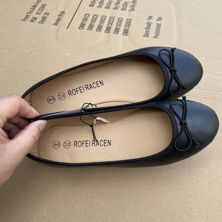 Women's Flats Shallow Work Shoes Soft Sole Non Slip Womens Casual Shoes Patent Leather Breathable Women Shoes Summer New Zapatos Viralgem Store