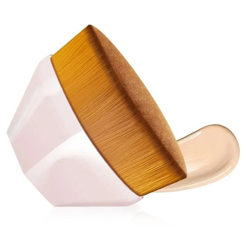 1-5pcs Hexagonal Makeup Brush, Flawless Foundation Make-Up Brush, Suitable For Liquid Makeup Brush Set, Women'S Soft Cosmetics Viralgem Store