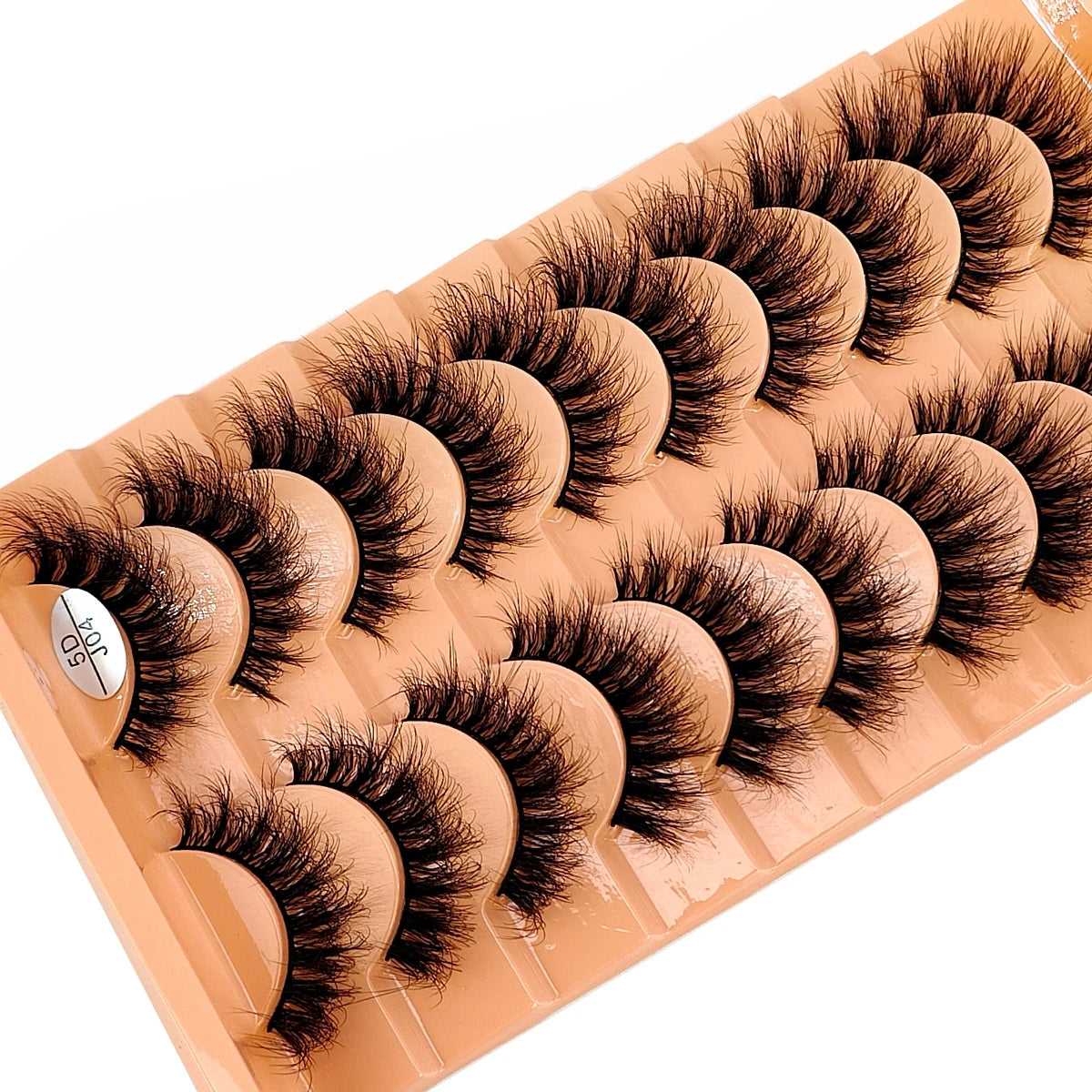 10 Pairs 3D Faux Mink Lashes Fluffy Soft Beauty Wispy Natural Short False Eyelashes Curly lashes Makeup Classic Thick eyelashes