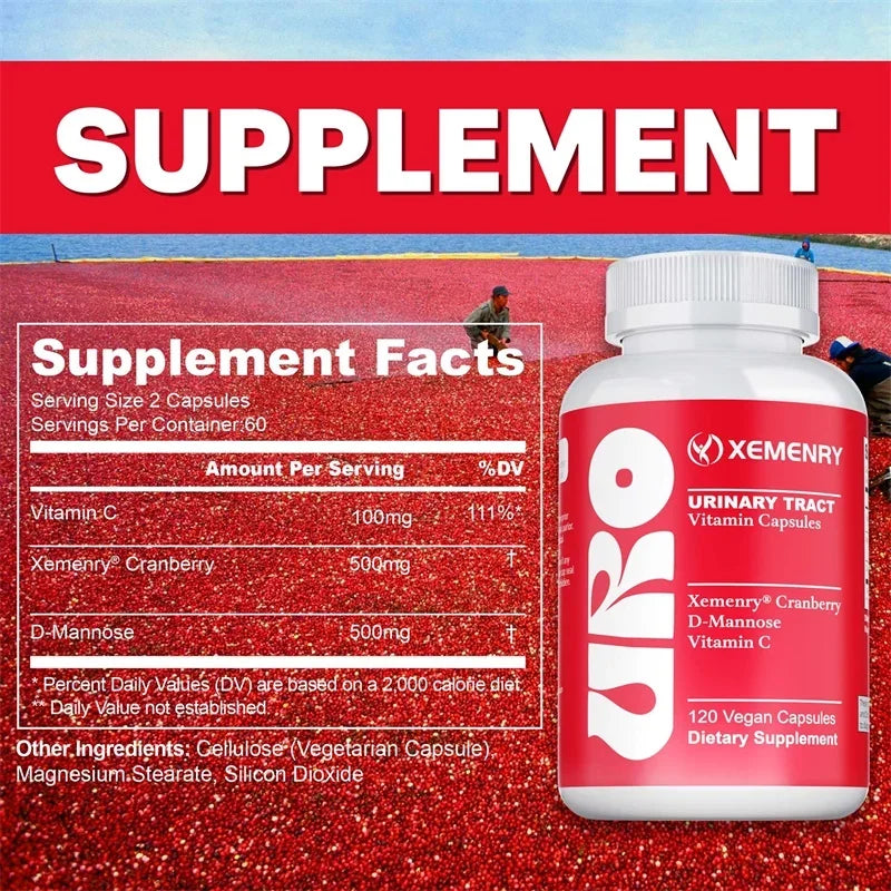 Urinary Health - Contains Cranberry To Support Urinary Tract Health, Relieve Frequent Urination, Promote Sleep, Gluten-freeSuppl Viralgem Store