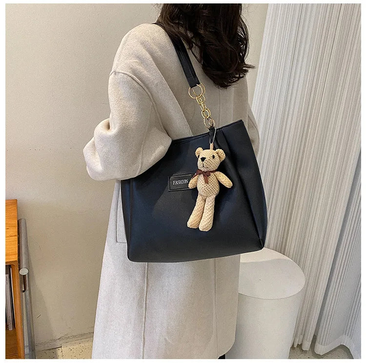 1PC Summer New make-up Bag Simple Shoulder Tote Bag