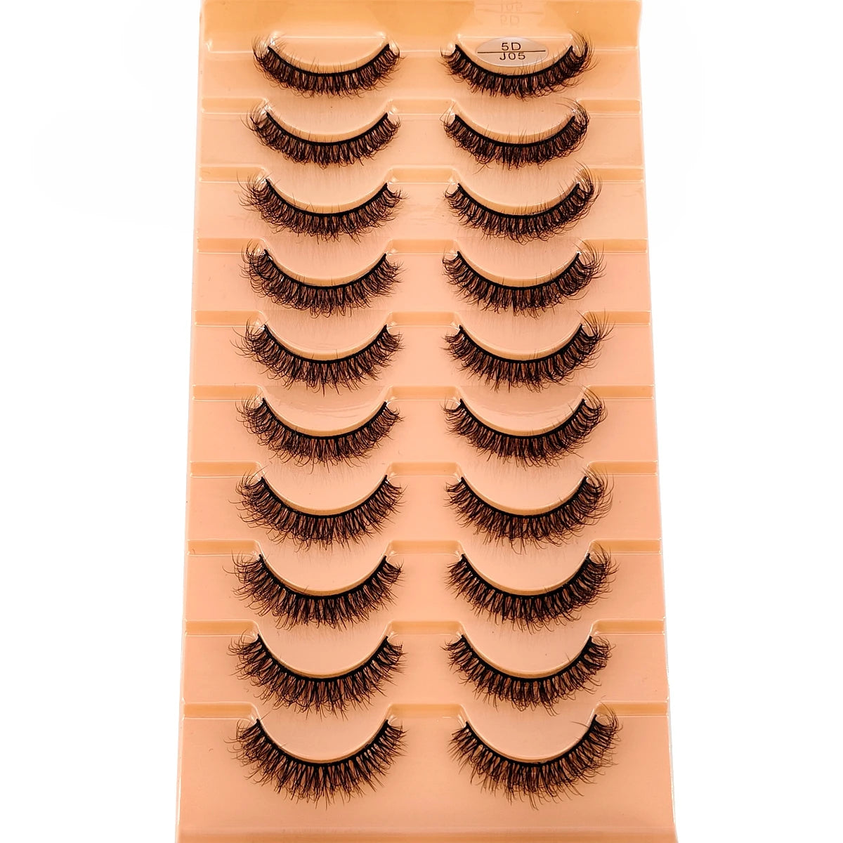 10 Pairs 3D Faux Mink Lashes Fluffy Soft Beauty Wispy Natural Short False Eyelashes Curly lashes Makeup Classic Thick eyelashes