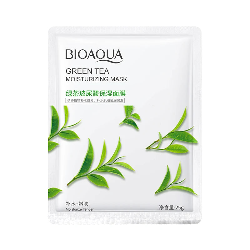 8pcs BIOAQUA Fruit Facial Masks Moisturizing Hydrating Brightening Anti-aging Face Mask Sheet Masks for Face Skin Care Viralgem Store