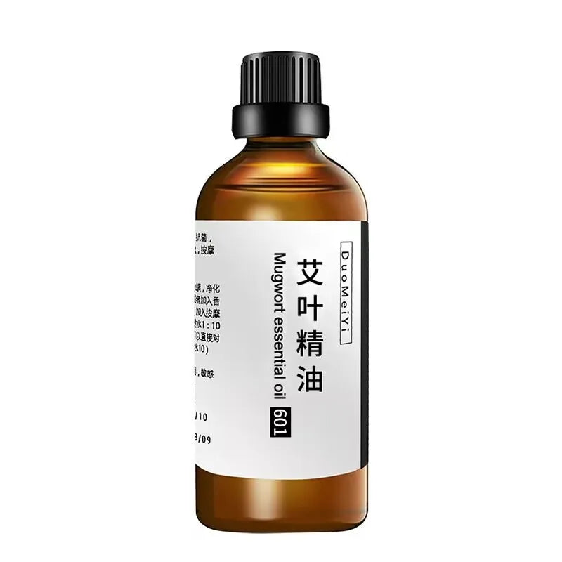 100ml/bottle Top Wormwood Natural Mugwort Essential Oil For Beauty Material Meditation Dispel Insects Incense Homemade Perfume Viralgem Store