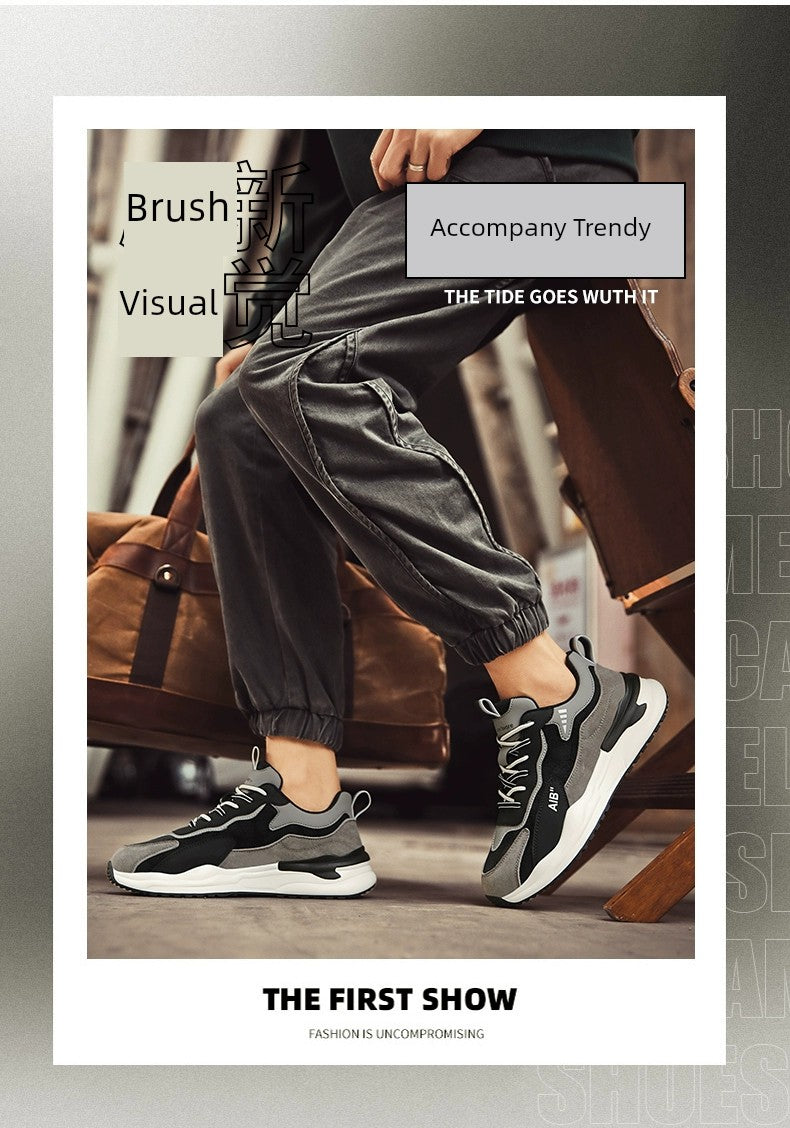 Trendy Putian Summer Casual Junior High School Students Men's Clunky Sneakers