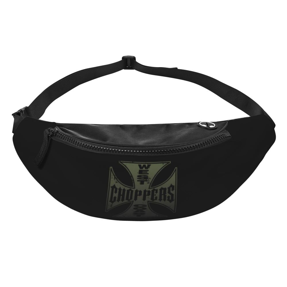 West Coast Choppers Fanny Pack Men Women Custom Crossbody Waist Bag for Travel Hiking Phone Money Pouch Viralgem Store
