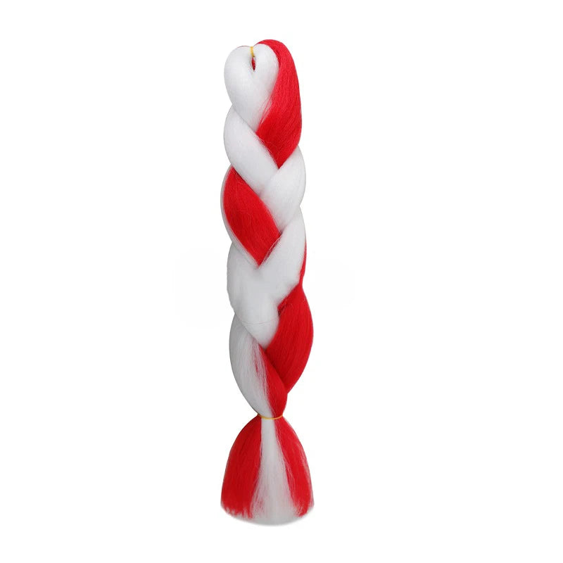 Synthetic Jumbo Braids Hair 24Inch Braiding Hair Extensions Ombre Fake Hair For Crochet Box Braid Blue Purple for Women Viralgem Store