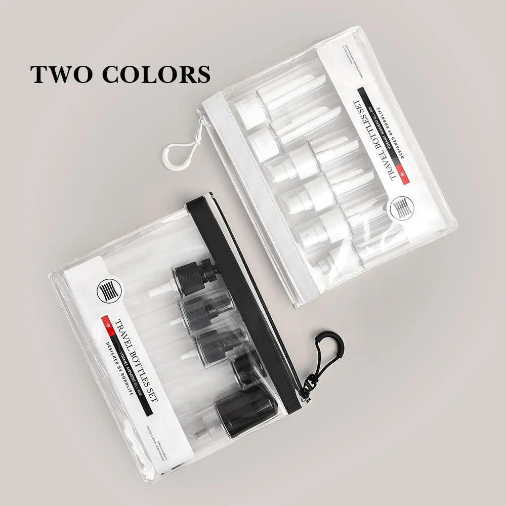 Travel Makeup Cosmetic Face Cream Pot Bottles Transparent Plastic Travel Accessories Empty Make Up Container Bottle