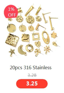 50-200pcs DIY Jewelry Making Accessories Findings Earring Hooks/Jump Rings/Lobster Clasps Craft