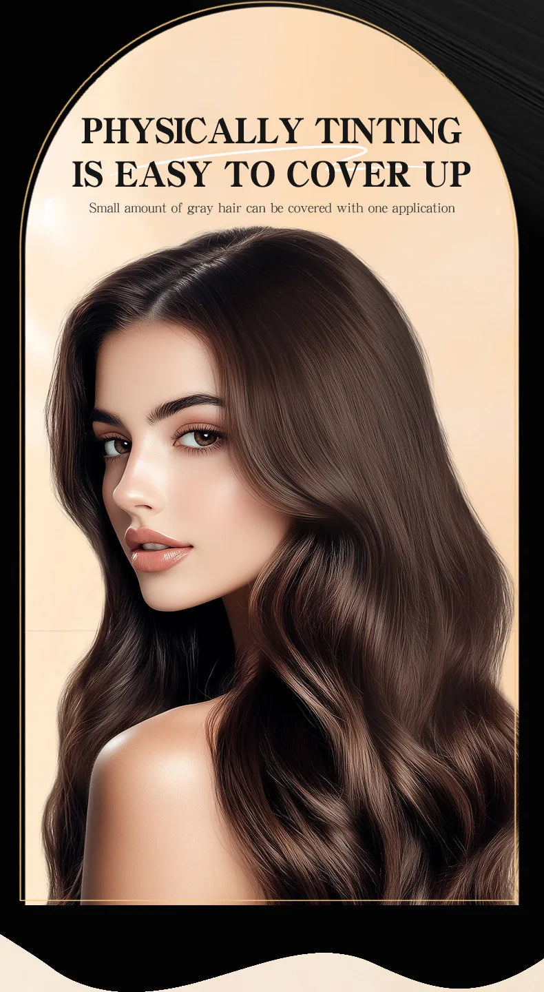 2-in-1 Hair Color Brush & Comb - Instant Gray Coverage, On-The-Go Root Touch Up, Washable Temporary Black Dye for Men/Women Viralgem Store