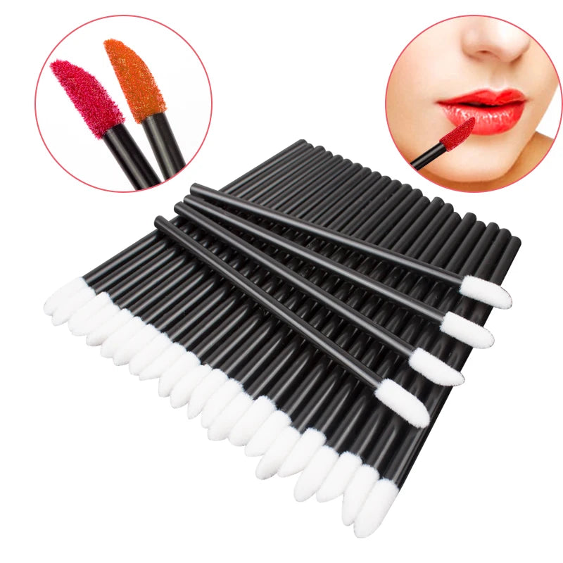 50/1000 PCS Disposable Lip Brush Women Accessories Wholesale Lipstick Gloss Wands Applicator Perfect Best Make Up Tool Hotting
