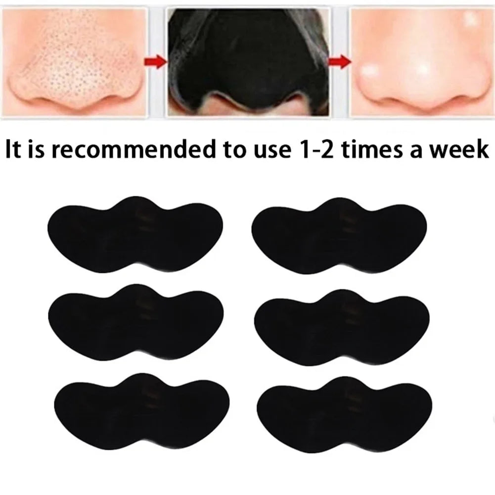 10PCS Nose Blackhead Remover Mask Deep Cleansing Skin Care Shrink Pore Acne Treatment Mask Nose Black Dots Pore Clean Strips Viralgem Store