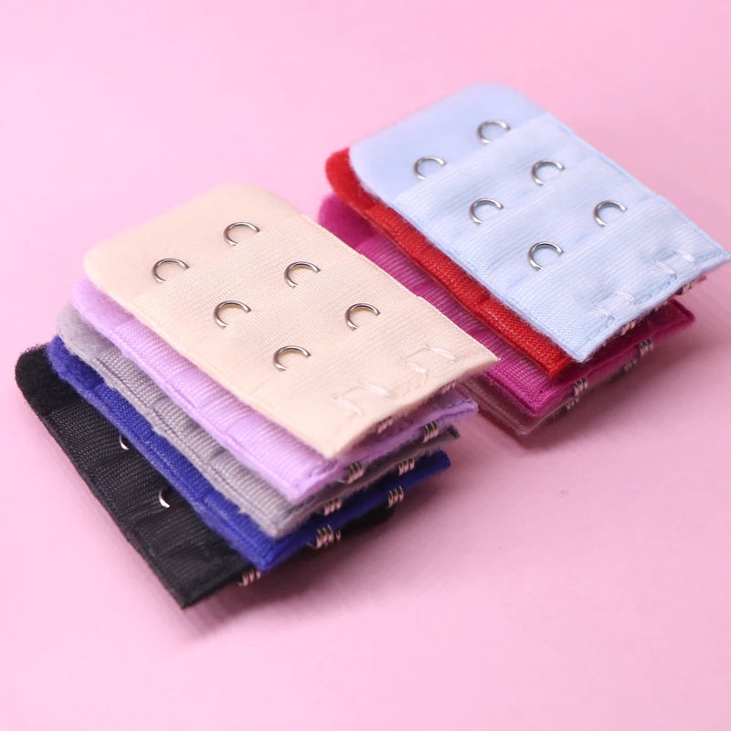 4/5/8pcs Bra Extenders Buckle Extension 3 Row 2 Hooks Bra Strap Extender Sewing Tool Intimates Lengthened Bra Hook Extenders Viralgem Store