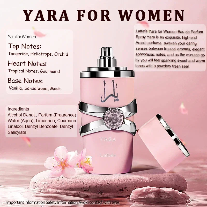 100ml Fragrance for Men Original Perfume Spray Deodorant for Men and Women Gift Yara Moore Douce Asad A Lasting Date Deodorants Viralgem Store