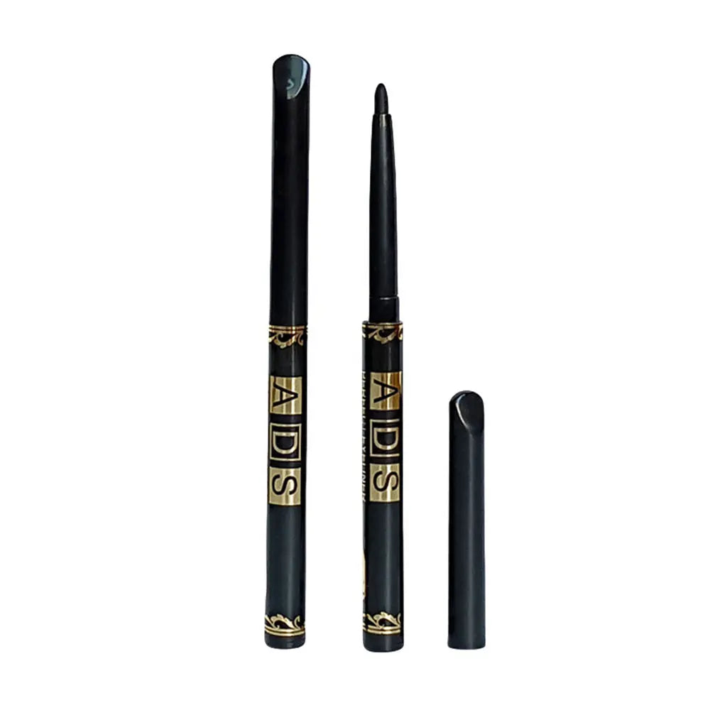 3Pcs Waterproof & Sweat-Proof Black Eyeliner Pencil - Long-LastingSmudge-Proof for Bold Eye Makeup, Easy Glide Formula for Perfe