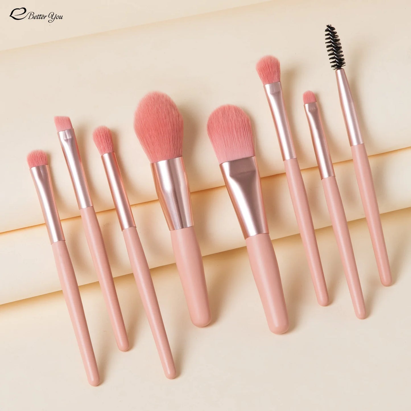 8Pcs Professional Makeup Brushes Set Cosmetic Powder Eye Shadow Foundation Blush Blending Concealer Beauty Make Up Tool Brushes