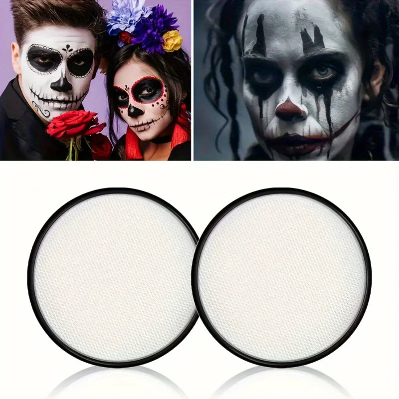 30G Water Solubility Monochromatic Body Paint Black And White Makeup Face Paint Halloween Party Waterproof Makeup Body Painting