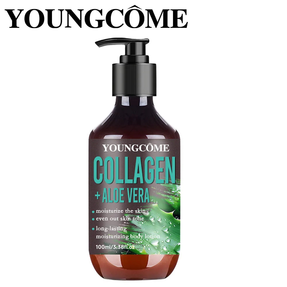 Aloe Vera Collagen Hydrating Body Lotion Improve Tighten Deeply Moisturize Fade Fine Lines Keep Lifting Body Brightening Lotion Viralgem Store