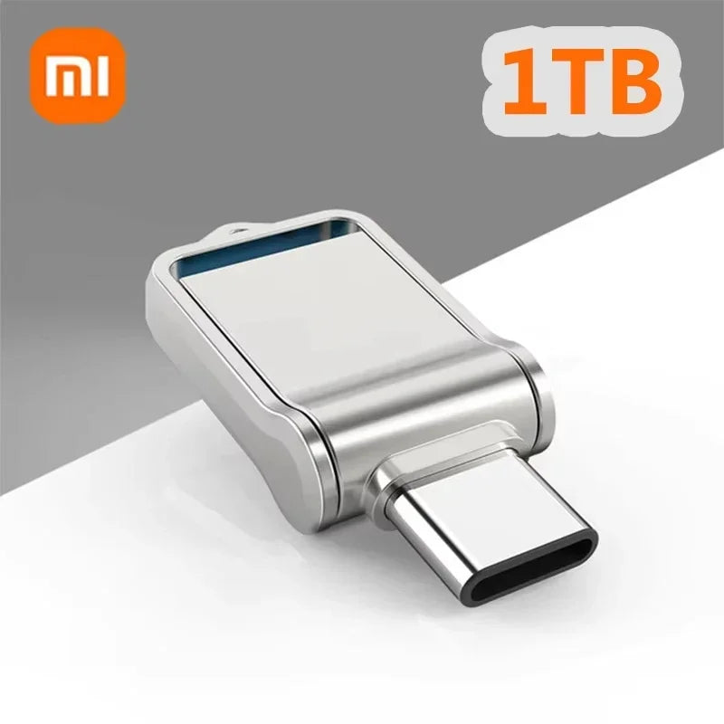 Xiaomi Mini 2TB Flash Drive USB 3.0 Fast Type C Pen Drive Memory Stick High Speed Data 512GB For Computers Phone PC Fast U Disk
