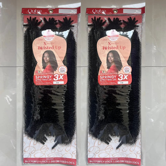 24inch Synthetic Marley Braiding Hair Outre Crochet Braids X-Pression  Springy Afro Pre-separated Braiding Hair For Black Women