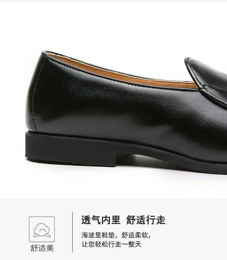 2023 New Classic Men Business Shoes British Breathable Simple Tassel Leather Shoes Style Casual Dress Shoes Mens Size 38-46 Viralgem Store